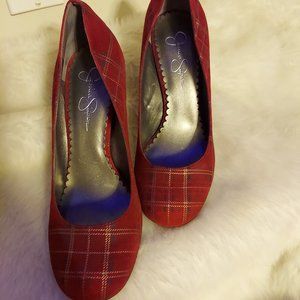 Jessica Simpson Burgundy Pumps